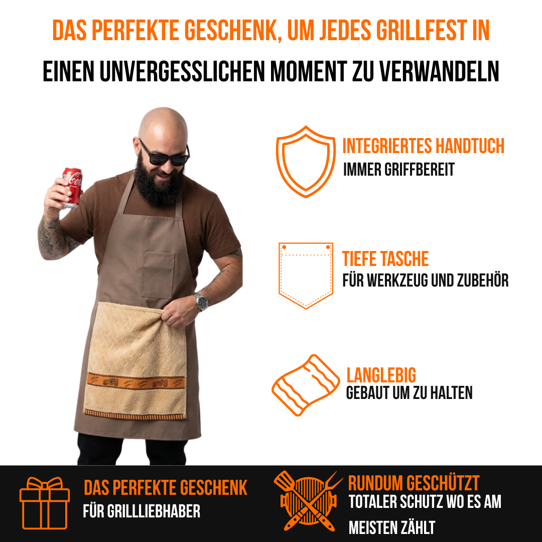 BBQ-Schürze mit Überraschungsobjekt